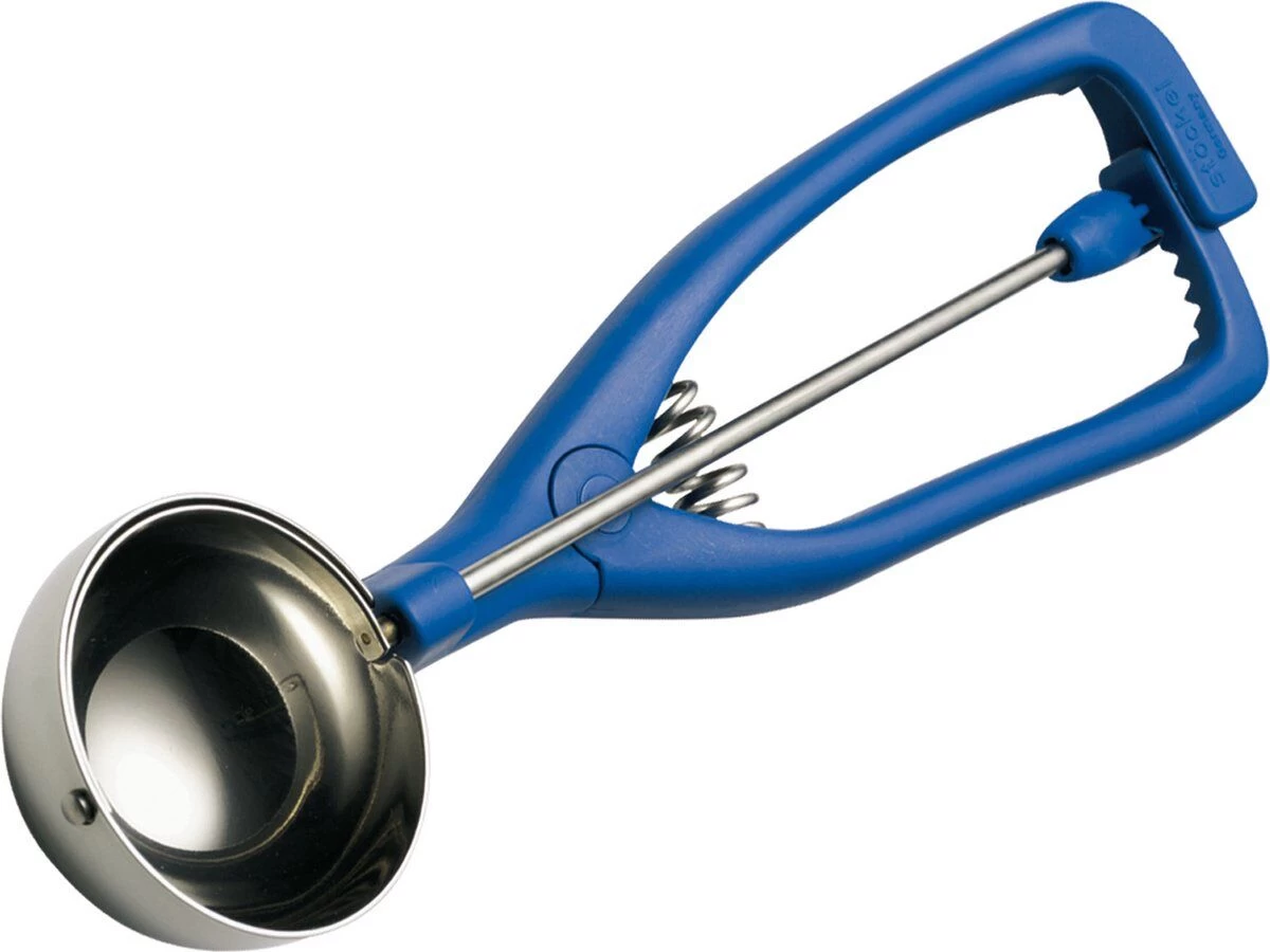 Stöckel Portioneerlepel ø 90 Mm Maat 5 Kunststof Blauw - Afbeelding 2