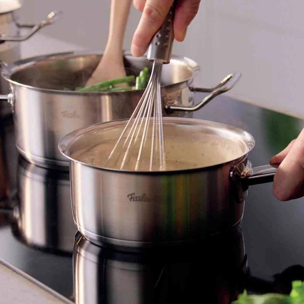 Fissler Original Profi Pannenset Met Steelpan En Lage Kookpan Rvs 5-delig - Afbeelding 3