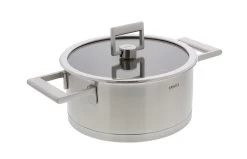 Cristel Strate Kookpan Met Glazen Deksel ø 20 Cm Rvs