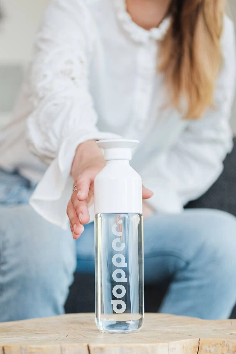 Dopper Glass Drinkfles 400 Ml Glas Transparant - Afbeelding 3