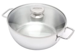 Demeyere Apollo Braadpan Met Glasdeksel ø 24 Cm Rvs Mat