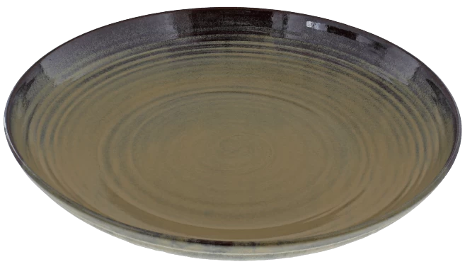 Oldenhof 1821 Serveerbord ø 45 Cm Aardewerk Mosgroen