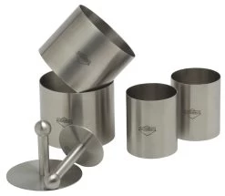 Küchenprofi Kook- En Dessertringset Rvs 6-delig