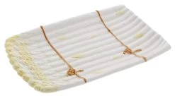 Oldenhof Aspergeschaal 34 X 21,5 Cm Aardewerk Geel