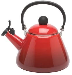 Le Creuset Kone Fluitketel 1,6 Liter Staal Kersrood