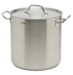 Inoxibar Industriële Soeppan 25,5 Liter ø 32 Cm Rvs Mat