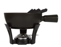 Boska Nero Kaasfondueset 2,2 Liter Aardewerk Zwart