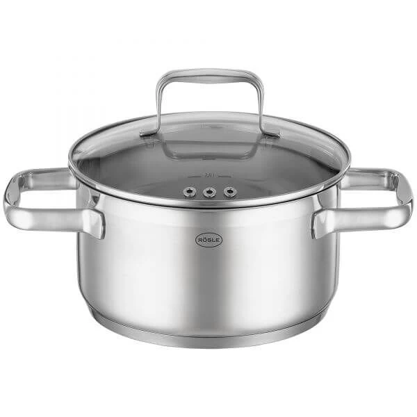 Rösle Charm Kookpan Met Glasdeksel ø 20 Cm Rvs