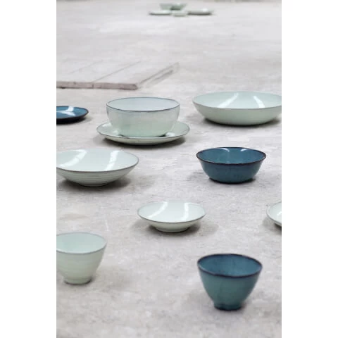 Serax Aqua Soepkom ø 23 Cm Aardewerk Turquoise - Afbeelding 2