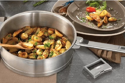 Cristel Strate Removable Sauteerpan ø 24 Cm Rvs - Afbeelding 4