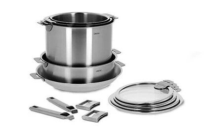 Cristel Strate Removable Sauteerpan ø 24 Cm Rvs - Afbeelding 2