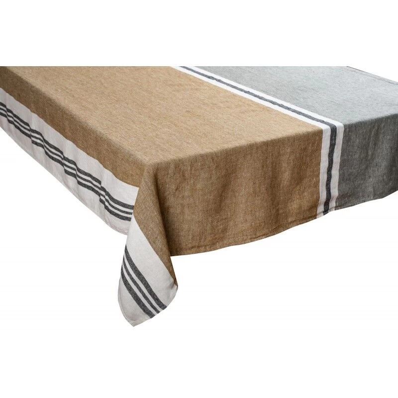 Haomy Trevise Tafelkleed 170 X 300 Cm Linnen Kaki
