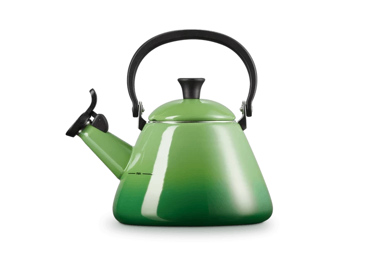 Le Creuset Kone Fluitketel 1,6 Liter Staal Bamboo - Afbeelding 2