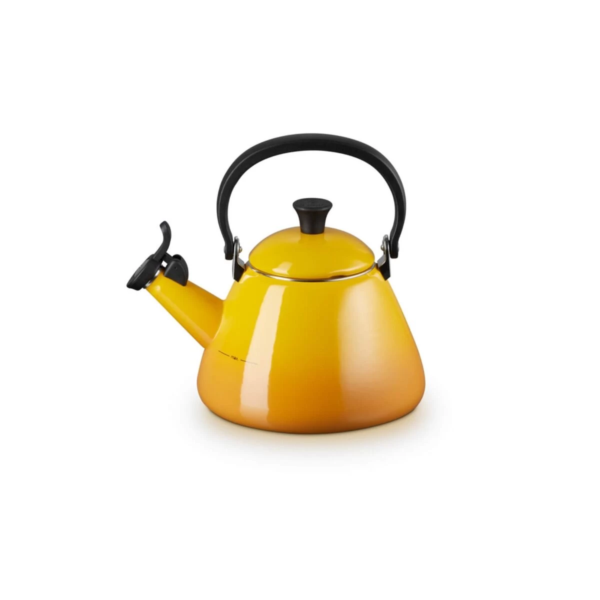 Le Creuset Kone Fluitketel 1,6 Liter Staal Nectar - Afbeelding 2