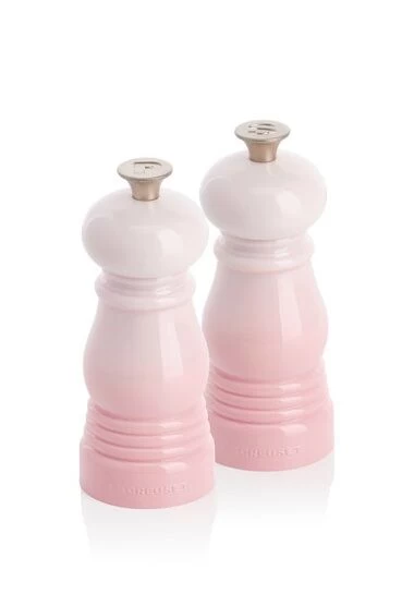 Le Creuset Peper- En Zoutmolen 11 Cm Kunststof Shell Pink 2-delig