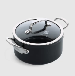 Greenpan Barcelona Pro Kookpan Met Keramische Laag En Glasdeksel ø 24 Cm