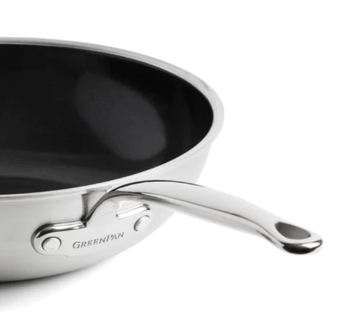 Greenpan Première Wok Met Keramische Laag ø 30 Cm - Afbeelding 2