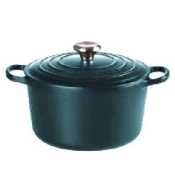 Le Creuset Signature Hoge Braadpan 5 Liter ø 24 Cm Gietijzer Deep Teal