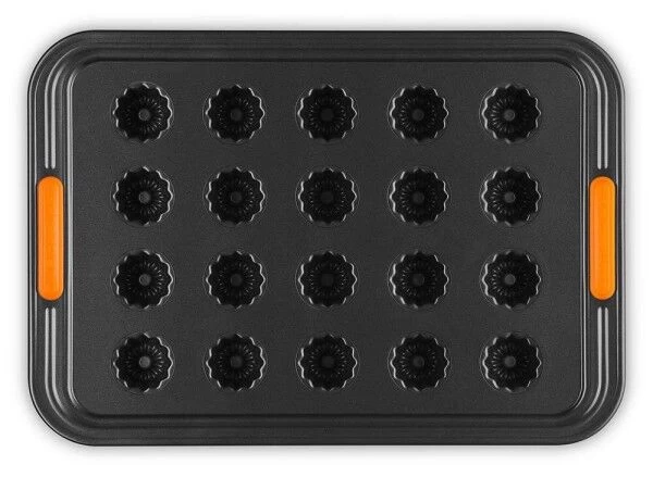 Le Creuset Pâtiliss Bakvorm Voor 20 Mini-cannelés Staal Zwart - Afbeelding 2
