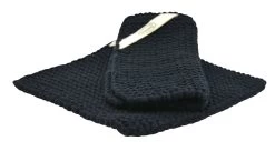 Solwang Design Pannenlap 22 X 22 Cm Katoen Black 2 Stuks